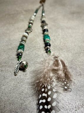 Boho Hair Beads-Handmade Hair Jewelry-Natural Materials-Premium Collection-PR1